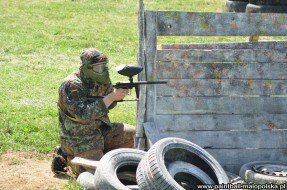 W trakcie gry Paintball