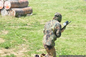 bieganie na paintballu