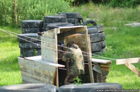 Paintball czołg na paintballu