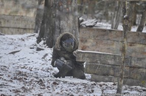 Paintball na śniegu