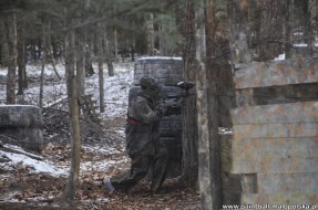 Paintball w Lesie